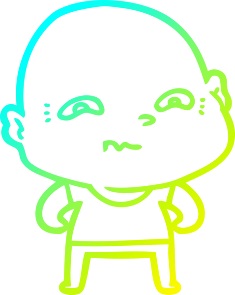 Bir insan tarafından çizilmiş ürpertici bir çizgi film çizimi.