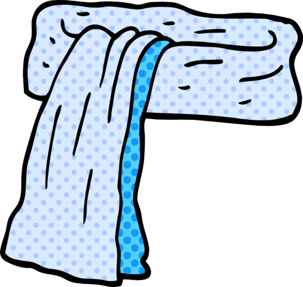 Bir insan tarafından çizilmiş karalama eşarbı.