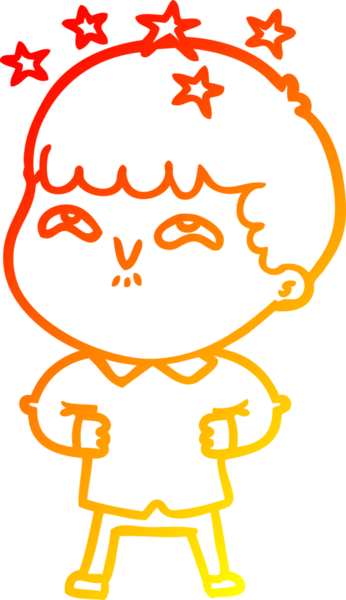 İnsan tarafından çizilmiş bir çizgi film karakteri.