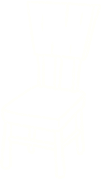 Bir insan tarafından çizilen Sandalye Tebeşiri