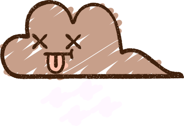 Bir insan tarafından çizilen Fırtına Bulutu Tebeşiri