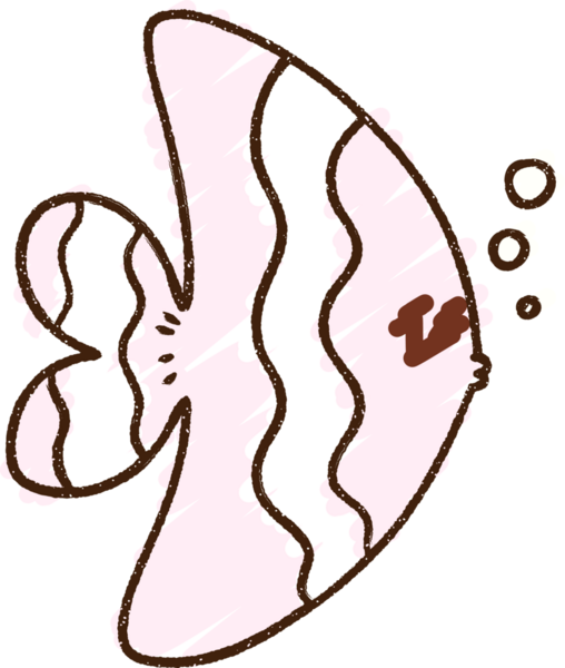 Bir insan tarafından çizilen Tropik Balık Tebeşiri