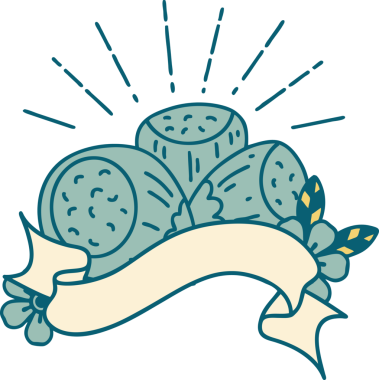 Bir insan tarafından çizilmiş fındık dövmeli parşömen.