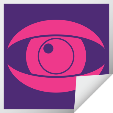 bir insan tarafından çizilmiş görsel vektör kare soyma etiketi