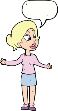 Bir insan tarafından çizilmiş konuşma balonlu bir şeyi açıklayan güzel bir karikatür.