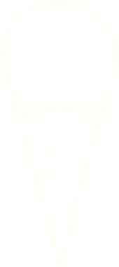 Bir insan tarafından çizilmiş dondurma tebeşiri.