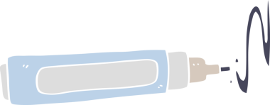 Bir insan tarafından çizilen kalem düz renk çizimi