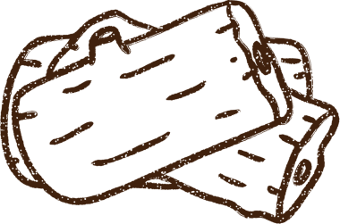 Bir insan tarafından çizilmiş odun kömürleri