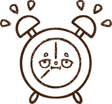 Bir insan tarafından çizilmiş Alarm Saati Kömürü Çizimi