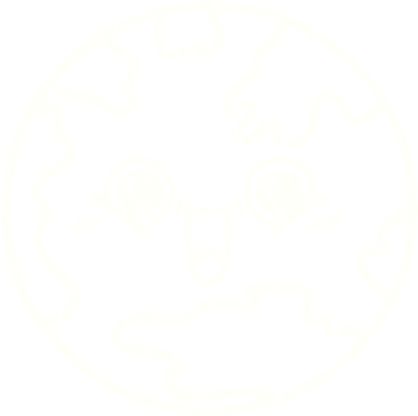 Bir insan tarafından çizilen Dünya Tebeşiri Gezegeni