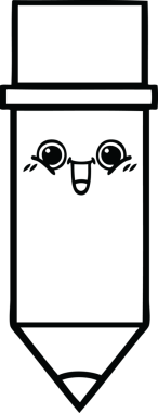 Bir insan tarafından çizilmiş bir kalem çizimi