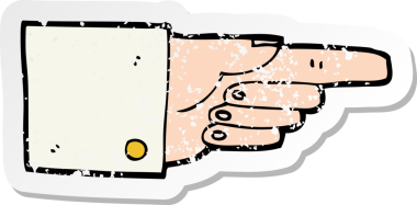 İnsan eliyle çizilmiş bir karikatürün gerilimli yapıştırması.