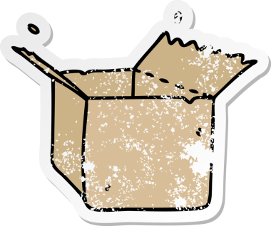 Bir insan tarafından çizilmiş garip bir el çiziminin sıkıntılı çıkartması.