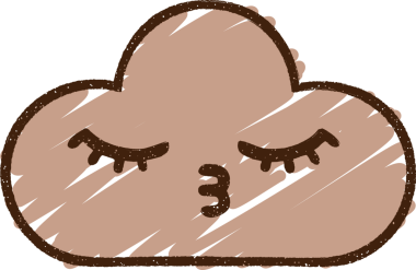 Bir insan tarafından çizilen Fırtına Bulutu Tebeşiri