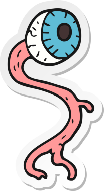 Bir insan tarafından çizilmiş iğrenç bir çizgi filmin çıkartması.