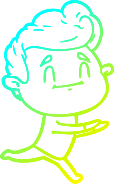 Bir insan tarafından çizilmiş çizgi film karakteri çizimi.