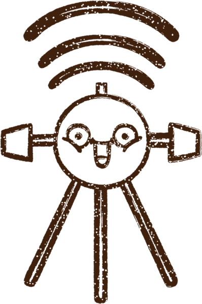 Bir insan tarafından çizilen Mutlu Uydu Kömürü Çizimi