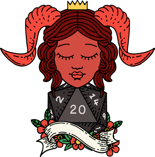 Retro Dövme Biçimi Bir insan tarafından çizilmiş doğal yirmi zar atışıyla düzenleme