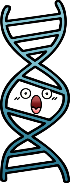 Bir insan tarafından çizilen DNA iplikçiklerinin gölgeli çizimi