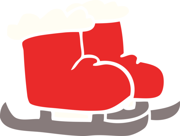 Bir insan tarafından çizilmiş buz pateni çizimleri.