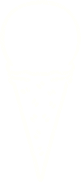 Bir insan tarafından çizilmiş dondurma tebeşiri.