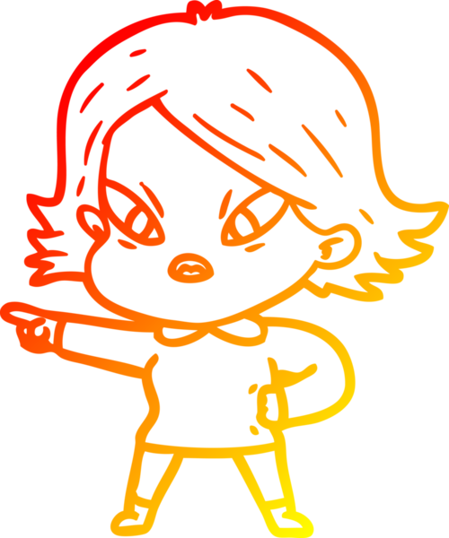 Bir çizgi film karakteri, bir insan tarafından çizilmiş...