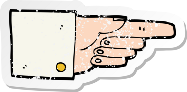 İnsan eliyle çizilmiş bir karikatürün gerilimli yapıştırması.