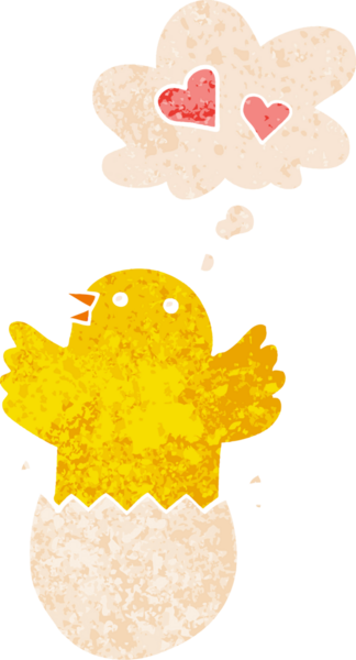 Düşünce baloncuğu ve grunge dertli eski moda bir insan tarafından çizilmiş sevimli yavru çizgi filmi.