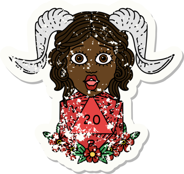 Retro Dövme Biçimi Bir insan tarafından çizilmiş D20 doğal yirmilik zar ile düzenleniyor