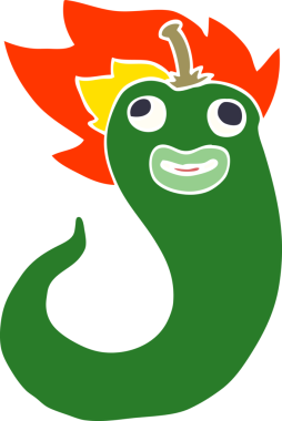 Bir insan tarafından çizilmiş sıcak soğuk karalama.