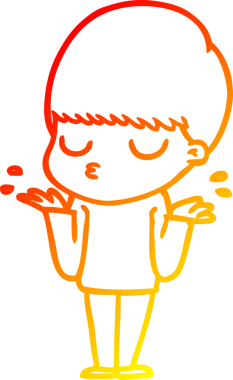 İnsan tarafından çizilmiş bir çizgi film karakteri çizimi.