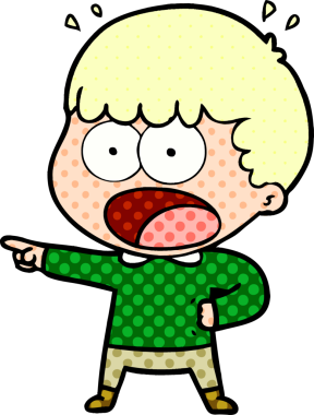 Bir insan tarafından çizilmiş bir karikatür.