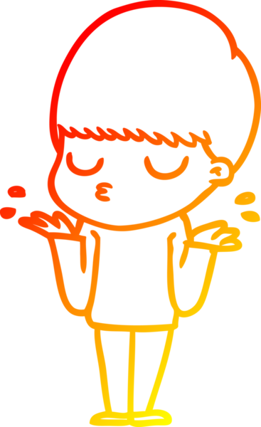 İnsan tarafından çizilmiş bir çizgi film karakteri çizimi.