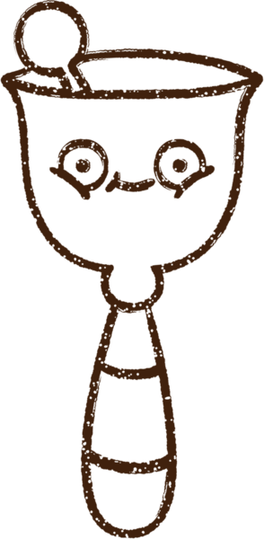 El Zili Kömürü Bir insan tarafından çizilmiş