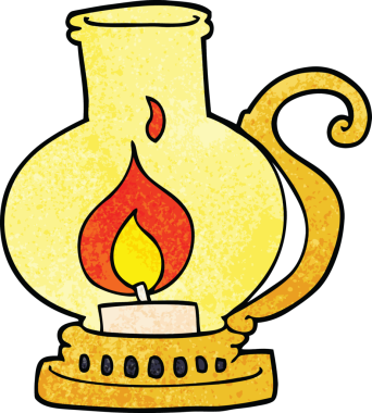 Bir insan tarafından çizilmiş karalama feneri.