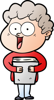 Bir insan tarafından çizilmiş mutlu bir adam.