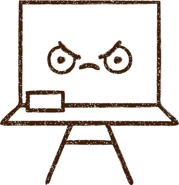 Bir insan tarafından çizilmiş karatahta kömürü