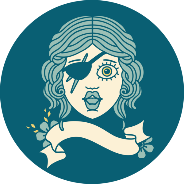 Retro Dövme Tarzı Bir insan tarafından çizilmiş insan düzenbaz karakter yüzü