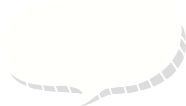 Bir insan tarafından çizilmiş düz renk çizim karikatürü konuşma balonu