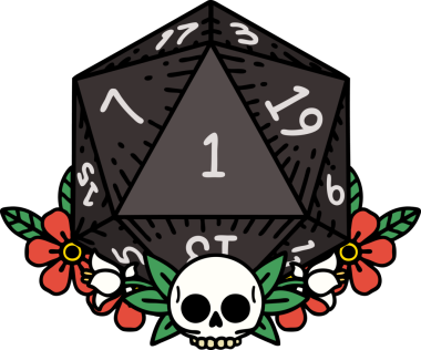 Retro Dövme Tarzı Doğal Zarlar Bir insan tarafından çizilmiş çiçek elementleri ile yuvarlanır