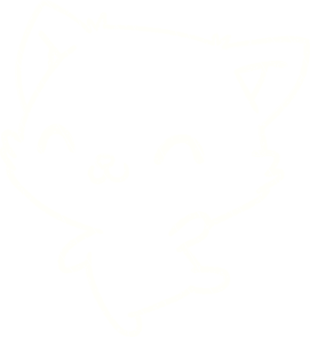 Bir insan tarafından çizilmiş şirin kedi tebeşiri.