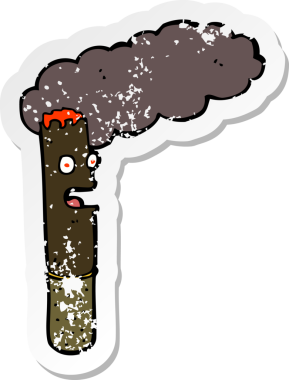 Bir insan tarafından çizilmiş bir çizgi filmin gerilimli yapıştırması.