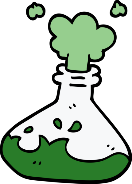 bir insan tarafından çizilmiş karalama bilim deneyi.