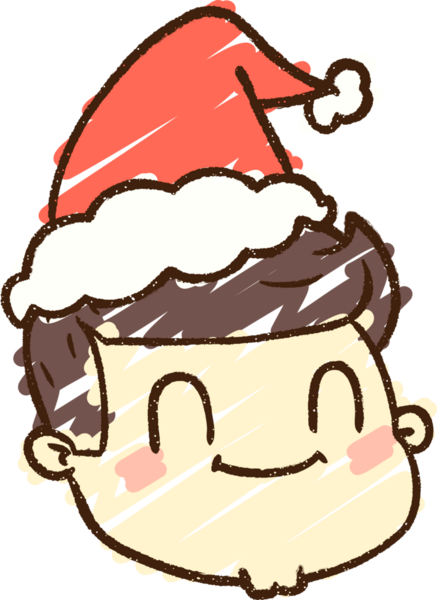 Bir insan tarafından çizilen Noel Adam Tebeşiri