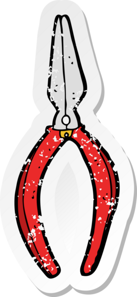 Bir insan tarafından çizilmiş karikatür kerpeteninin gerilimli yapıştırması.