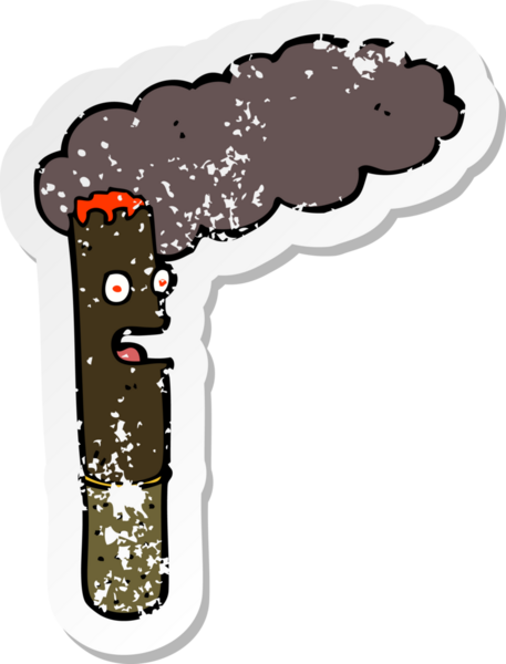 Bir insan tarafından çizilmiş bir çizgi filmin gerilimli yapıştırması.