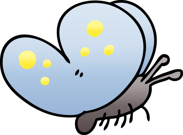 bir insan tarafından çizilmiş garip gölgeli kelebek.