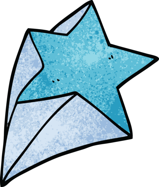 Bir insan tarafından çizilmiş karalama yıldızları.