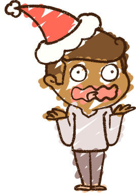 Bir insan tarafından çizilen Noel Adam Tebeşiri