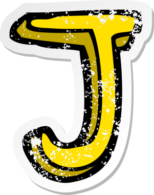 Bir insan tarafından çizilmiş bir karikatürün gerilimli yapıştırması.